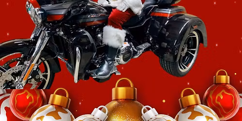 Photos with Santa and his H-D Sled! Hot Dogs, Cookies and a printed Photo to take home!