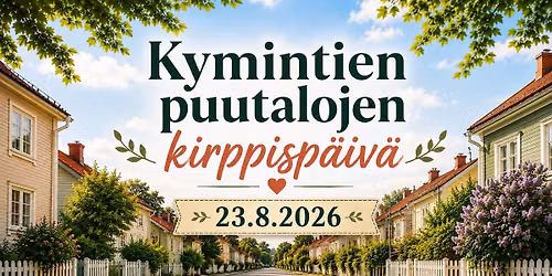 Kymintien puutalojen kirppispäivä 2026