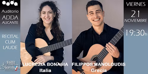 RECITAL CUM LAUDE: Lucrezia Bonasia - Filippos Manoloudis