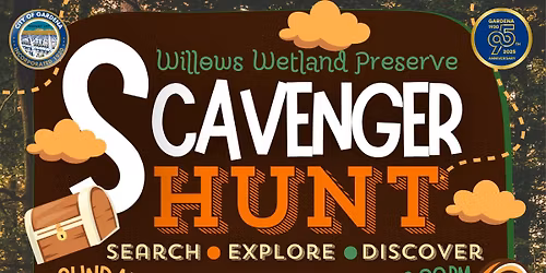 Willows Wetland Preserve Scavenger Hunt