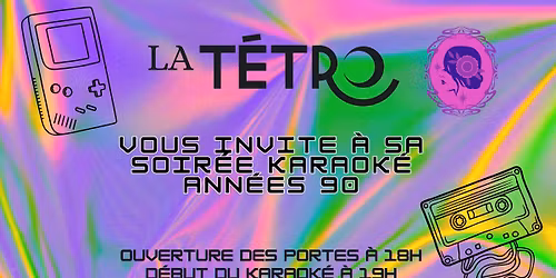 Soir\u00e9e karaok\u00e9 - th\u00e9matique ann\u00e9es 90