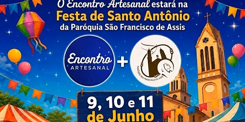 Encontro Artesanal na Festa de Santo Ant\u00f4nio