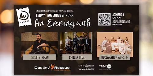 An Evening with Scotty Inman + Chosen Road