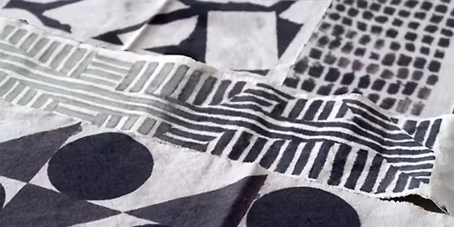 Atelier Plein air ! | Teinture textile et motifs \u00e0 l\u2019argile