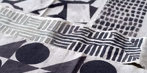 Atelier Plein air ! | Teinture textile et motifs \u00e0 l\u2019argile
