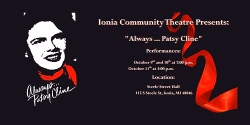 Ionia Community Theatre Presents "Always ... Patsy Cline"
