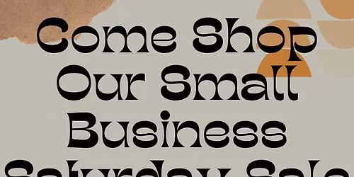 Small Business Saturday Sale