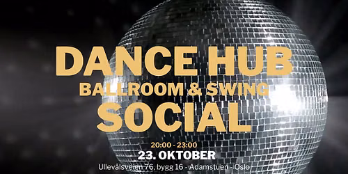 DanceHub BALLROOM & SWING Social  |  23.10.2026