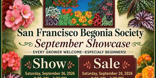 SF Begonia Sale & Show