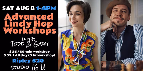 Lindy Hop Workshop with Todd & Gaby