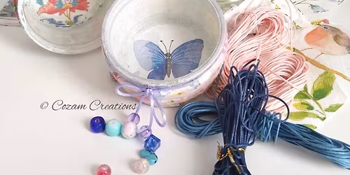 D\u00e9coupage Trinket Dishes