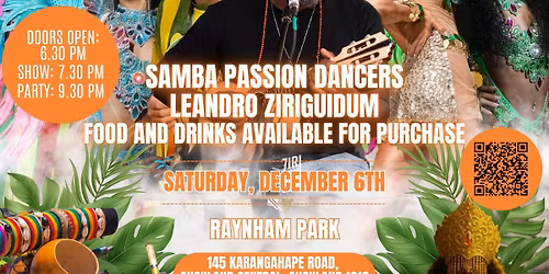 BRAZILIAN SAMBA -RODA CULTURAL IMMERSION DAY