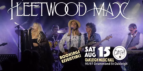 FLEETWOOD MAX - OAKLEIGH MUSIC HALL