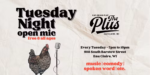 Open Mic Night at The Plus