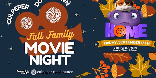 Culpeper Downtown Fall Family Movie Night