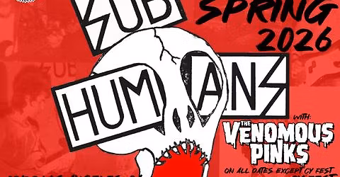 Subhumans, Venomous Pinks, Peace Talks at Spirit Hall
