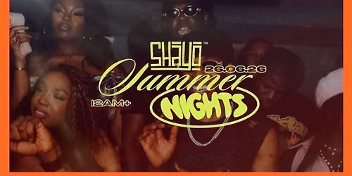 SHAYO PRESENTS: Summer Nights \u2600\ufe0f | Afrobeats \/ Dancehall \/ Hip Hop \/ R&amp;B\/ Amapiano - SHAYO Fridays at Runway MCR