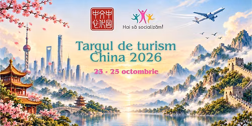 Hai s\u0103 socializ\u0103m la T\u00e2rgul de Turism China 2026!