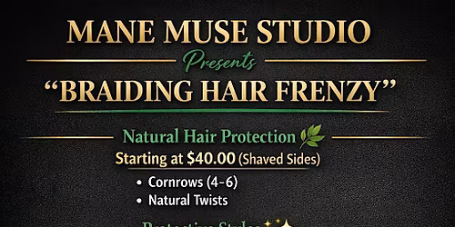 Mane Muse Studio "Braiding FRENZY "
