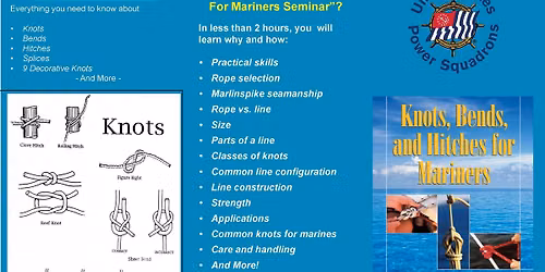 Knots and Line Handling Seminar - FREE
