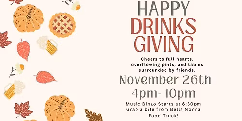 Happy Drinks-Giving at North South Brewing 