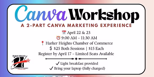 Canva Workshops: A 2-Part Experience