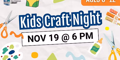 Kids Craft Night: Toilet Paper Roll Turkeys!