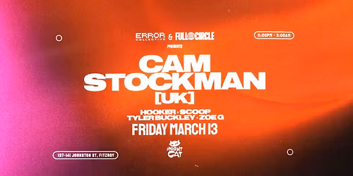 CAM STOCKMAN (UK) @ The Night Cat
