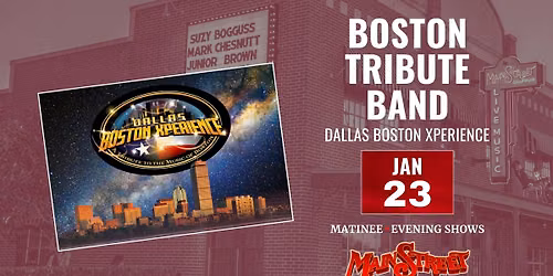 Boston Tribute Band called Dallas Boston Xperience (evening) | LIVE at Main Street Crossing