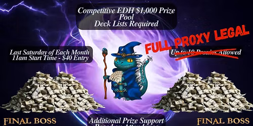Competitive EDH - $1,000 Prize Pool