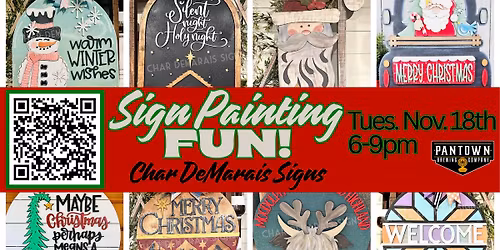 Sign Painting FUN with Char - Holiday!