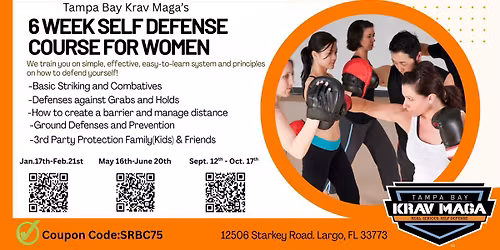 6 Week Women Self Defense Course - Summer