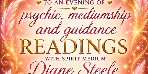 Zoom event with Spirit Medium Diane Steele