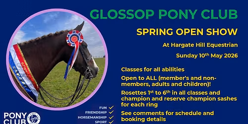 Glossop Pony Club Spring Show