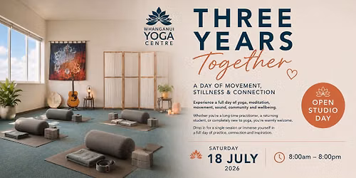 Three Years Together - A Day of Movement, Stillness & Connection