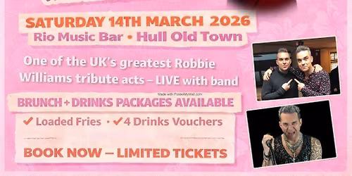 Live music brunch- with Tony as Robbie