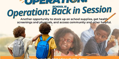 Operation: School is BACK IN SESSION