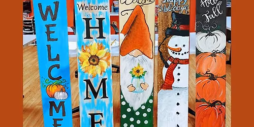 Porch Signs paint party