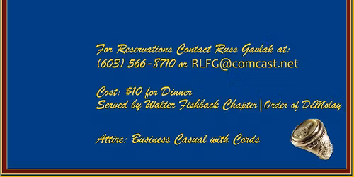 David A Carr Court of Chevaliers | 2025 Annual Banquet & Observance 