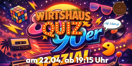 Wirtshaus Quiz Spezial \u2013 80er & 90er