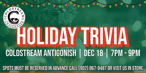 Holiday Trivia at Coldstream Antigonish