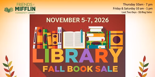 Friends of the MCL Fall Book Sale