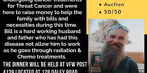 Spaghetti Benefit for Bill "Trimmer"  Sharp