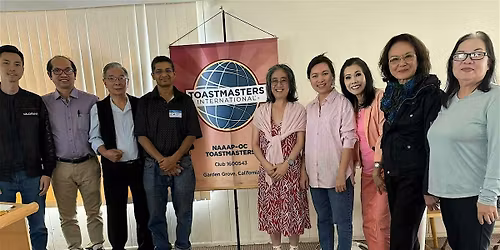 Asian American Professionals NAAAPOC Toastmasters Networking Hybrid Meeting