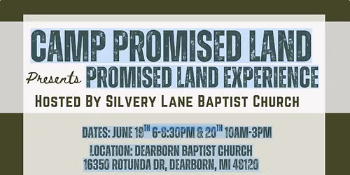 Promised Land Experience Camp