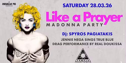 Dj Set \/ Spyros Pagiatakis + Jennie Nega Sings True Blue + Drag Perfomance \/ Real Doukissa