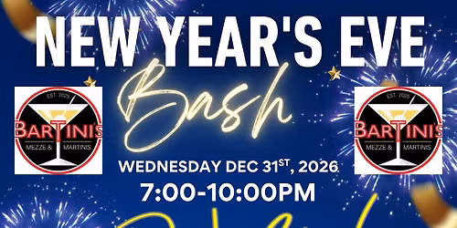 D-LEW NEW YEAR'S EVE BASH - "The Shaken, Stirred & Strummed Show"