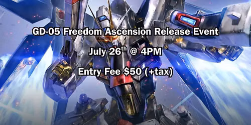 Gundam TCG GD-05 Freedom Ascension Release Event