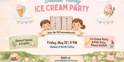 Shavuot Ice Cream Party