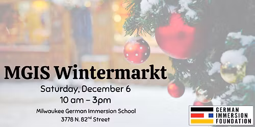 20th Annual MGIS Wintermarkt
